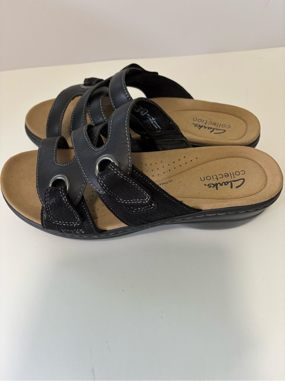 Clarks Women's Merliah2 Cove Slide Sandals in black
